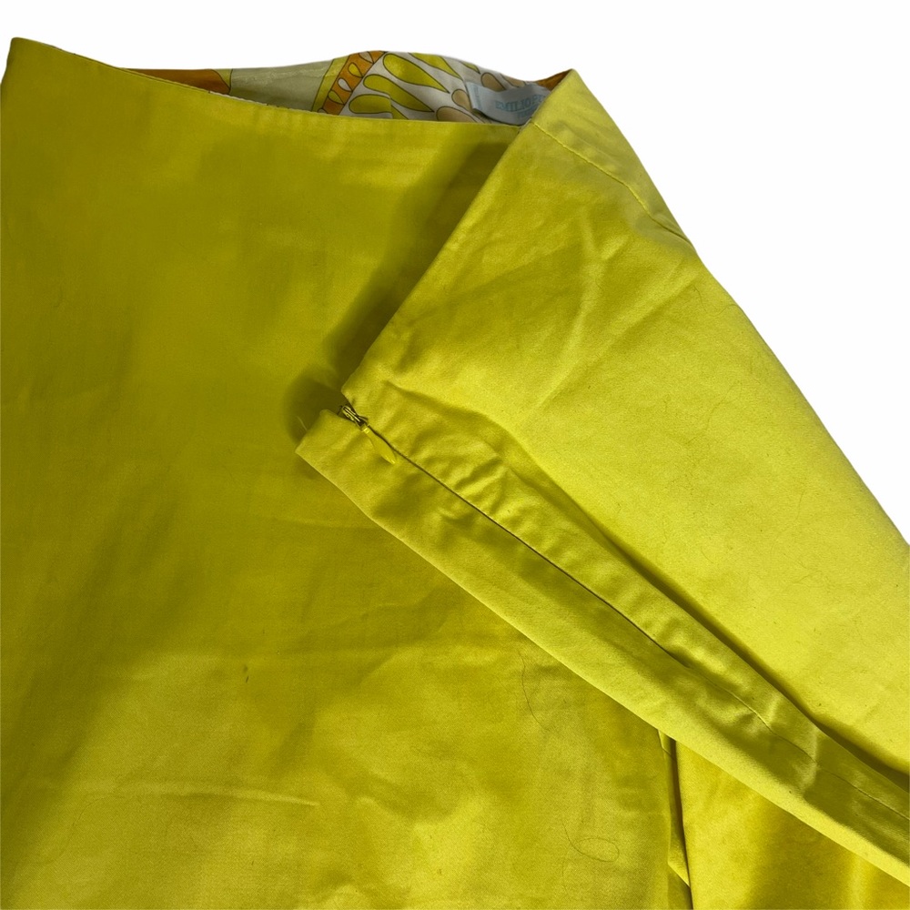 Vintage Emilio Pucci Trim Yellow Pants USA 10 - Picture 7 of 16
